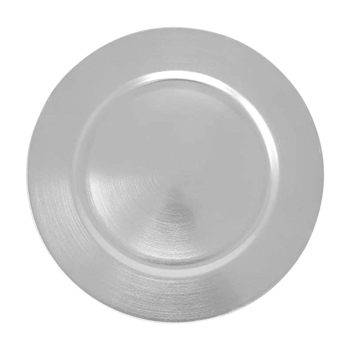 24 Pack | Silver Plastic Charger Plates - Mark5Products