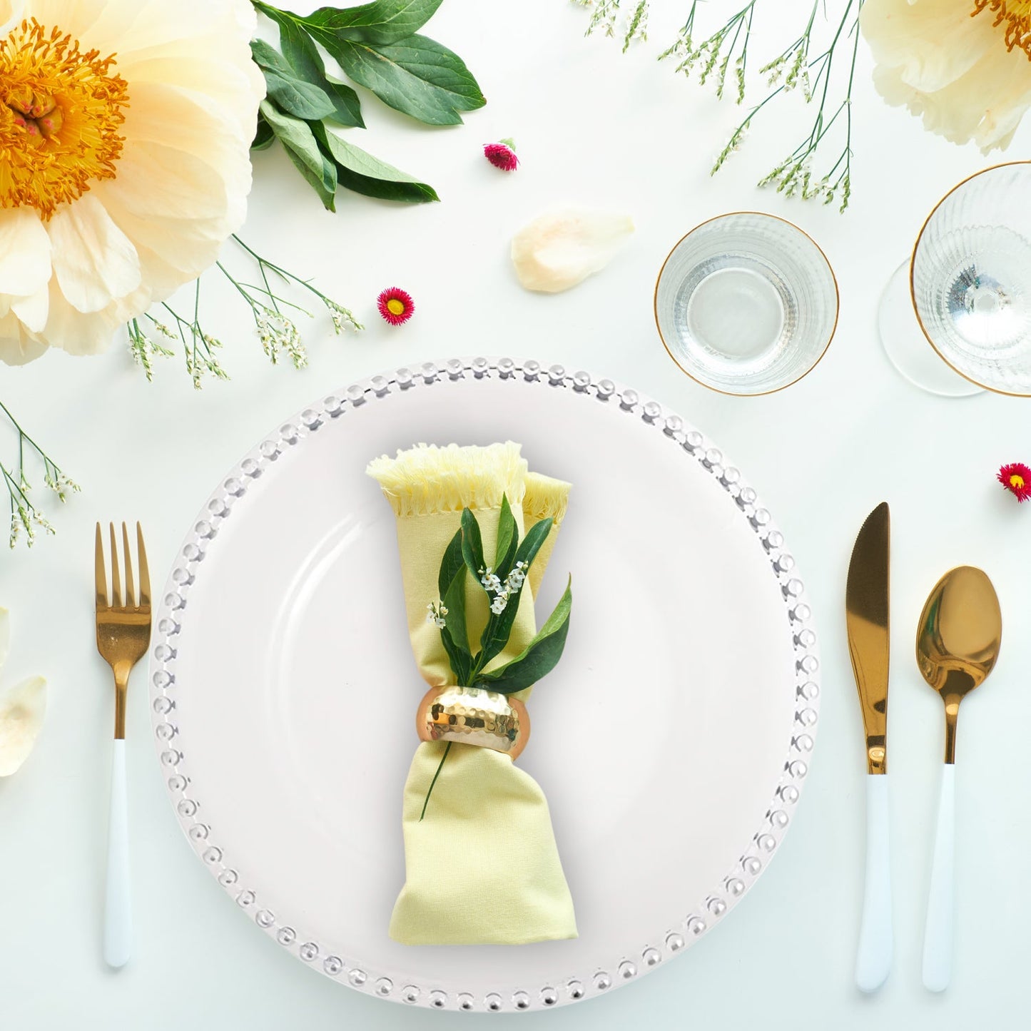 8 Pack | Clear Glass Charger Plates - Mark5Products